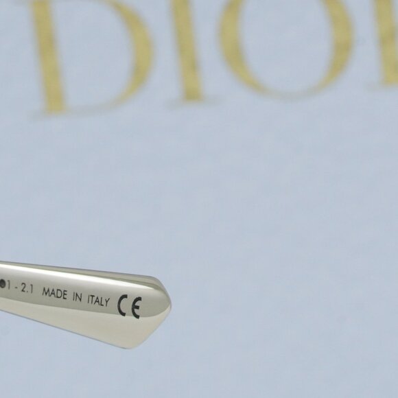 Dior MISSDIOR B1U B0O0 Cat Eye Sunglasses - Gold/Green - Picture 7 of 11